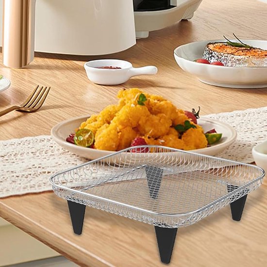 Professionele 3-in-1 Airfryer Set met Racks en Accessoires voor Gezond Koken en Bakken van Merkloos — afbeelding 5