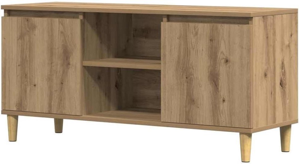 Tv-kast - Tv-meubel dressoir - Opbergen entertainment - Grote opbergruimte - 102 x 35 x 50