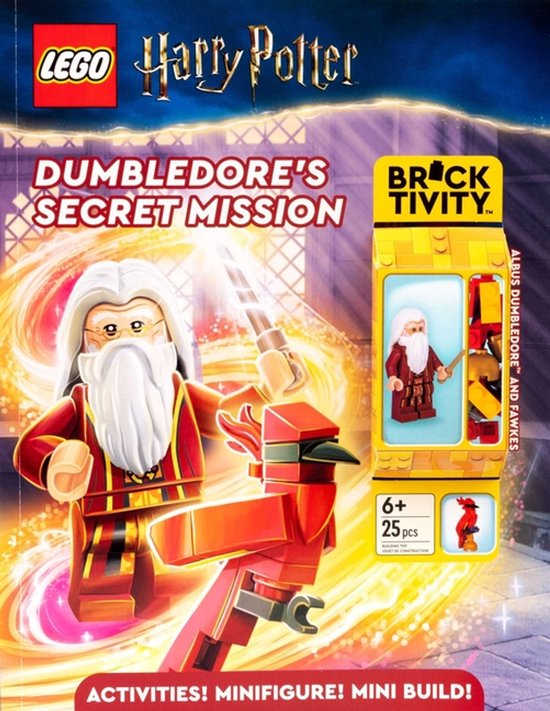 Activity Book with Minifigure- Lego Harry Potter: Dumbledore ... - cover