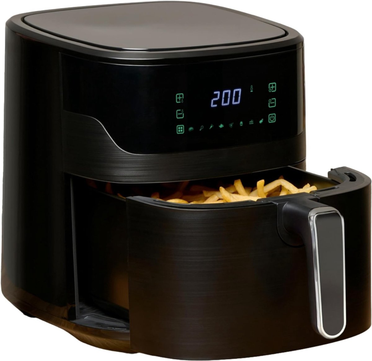Florixa® Airfryer xl - Airfryer xxl - Heteluchtfriteuse - Zwart- 39cm x 29cm x 34cm