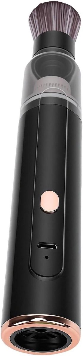 Draadloze Autostofzuiger - Mini Stofzuiger - Auto Interieur Reinigen - Dubbele Zuig- en Blaasfunctie - 22 cm Lengte - Zwart