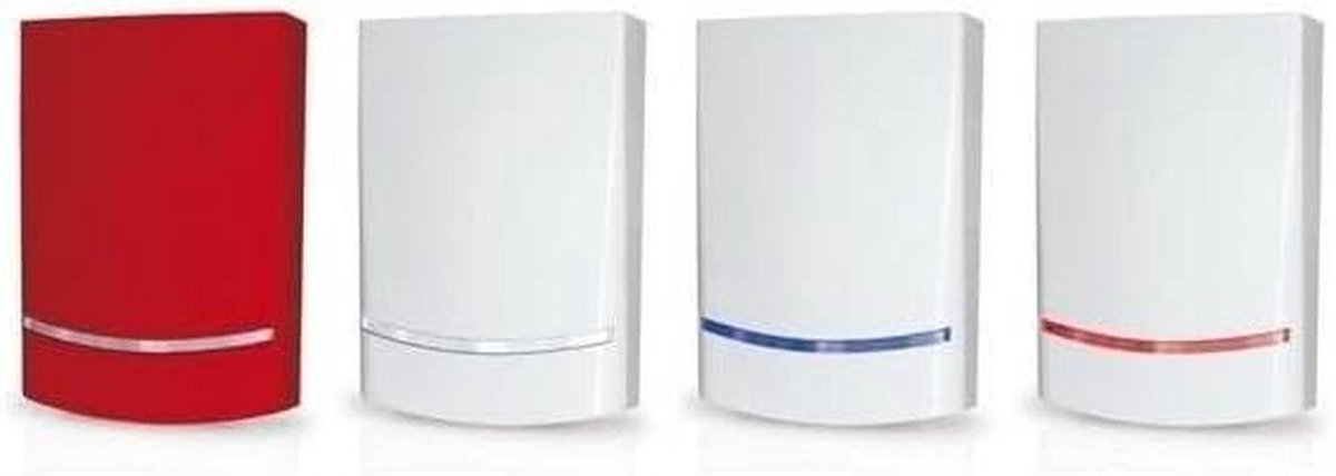 Buitensirene - Alarm - Beveiliging Huis - Zelfvoorzienend - H 295mm - Wit