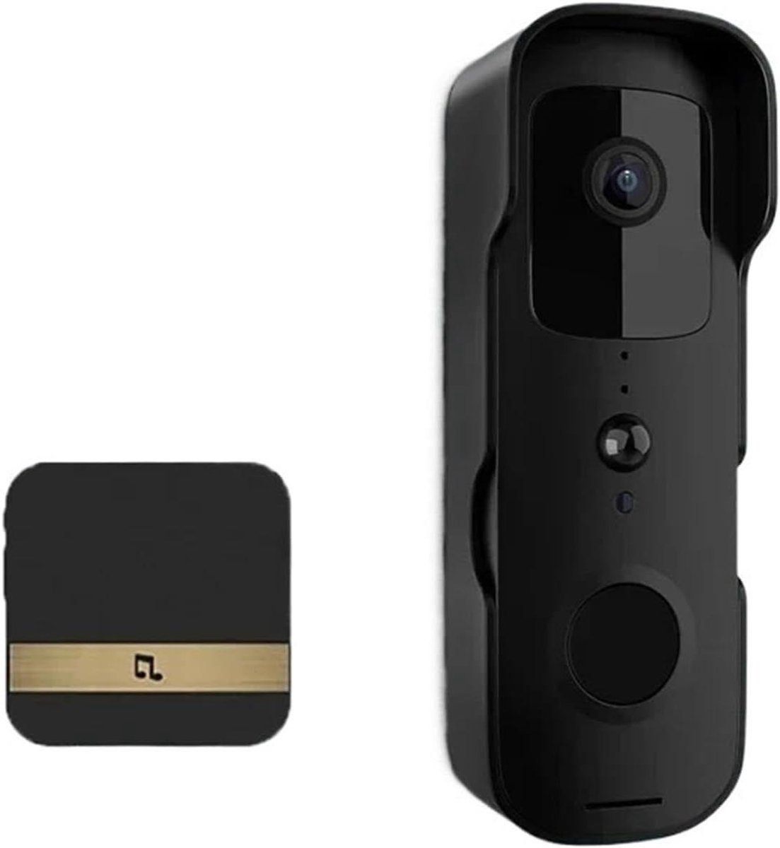Slimme Videodeurbel - Digitale Intercom - Veilig Huis - Waterdicht Nachtzicht - 1080P FHD - Zwart