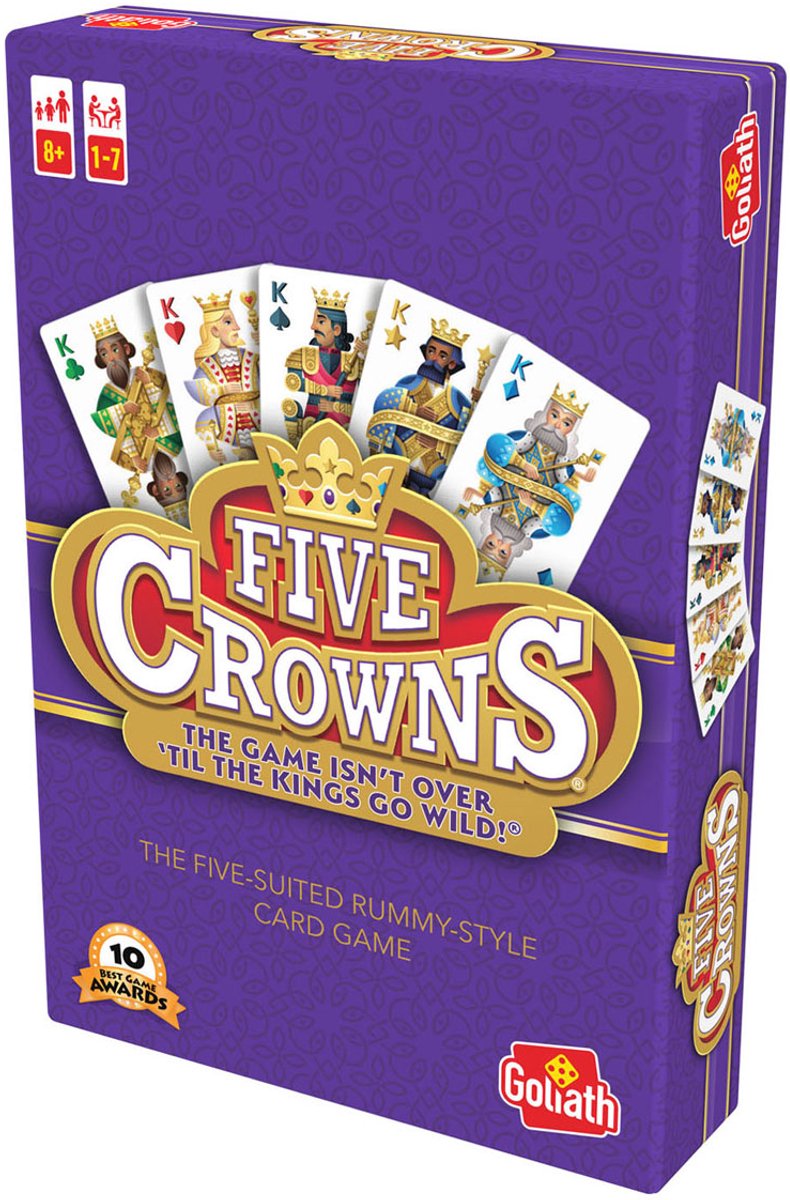Goliath Five Crowns - Kaartspel - Familiespel - Strategiespel — afbeelding 7