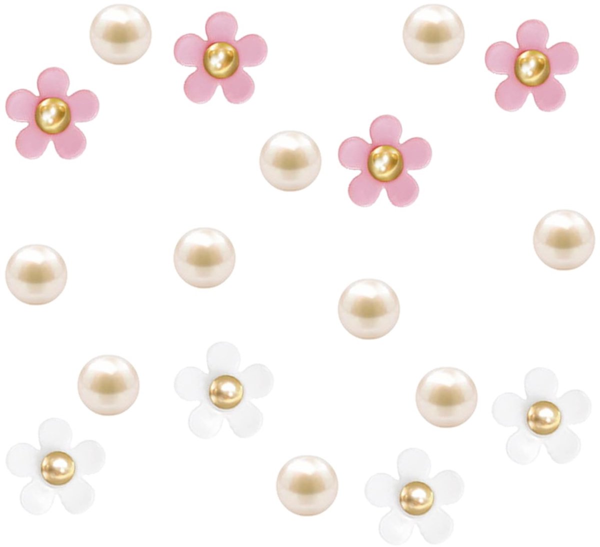 Dailygoods - Set van 18 Schoenbedels voor Doe-Het-Zelf Decoratie met Bloemenhanger