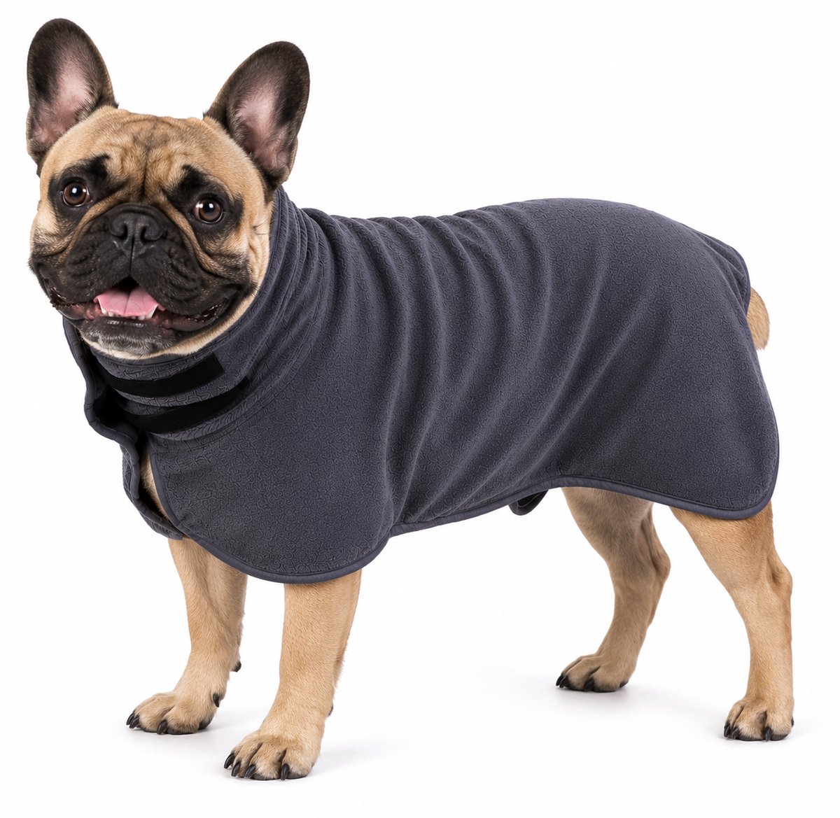 Ohpets® Hondenbadjas - Honden Badjas - S (Ruglengte 40-45 cm) - Grijs