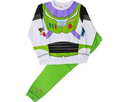 Toy Story Pyjama - Groen - Buzz Lightyear Kinderpyjama - maat 98/104