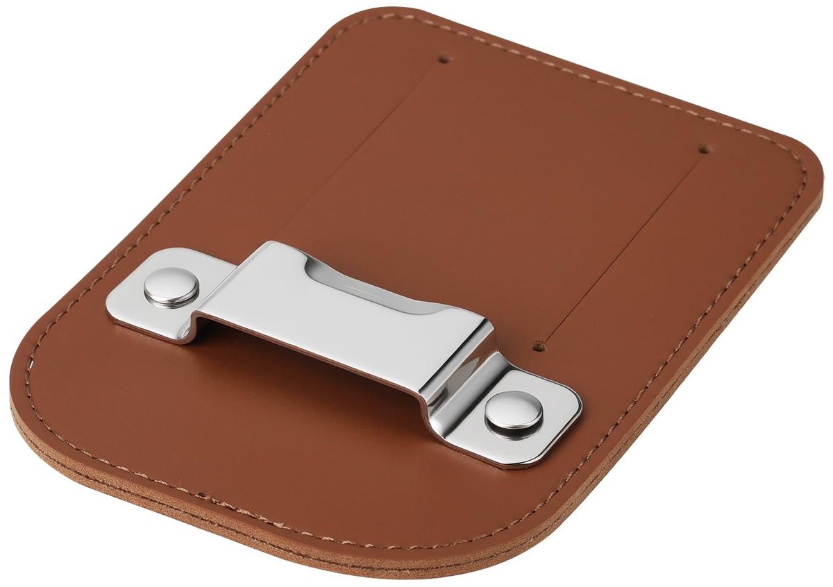 Dailygoods- Tape Measure Holster met Riemlus - Compact 12x8,5x5cm - Geschikt voor Timmerwerk/Renovatie/Elektrische Werkzaamheden - Beschermt Meetlint - Handig voor Dagelijks Gebruik - Meetlinthouder