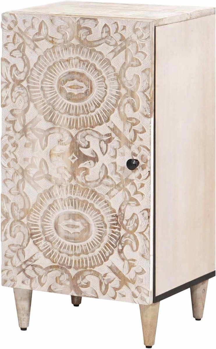 Dressoir met Opbergruimte - Commode Keukenkast - Stijlvolle Opslag - Massief Hout Mango - 40 x 335 x 75 cm