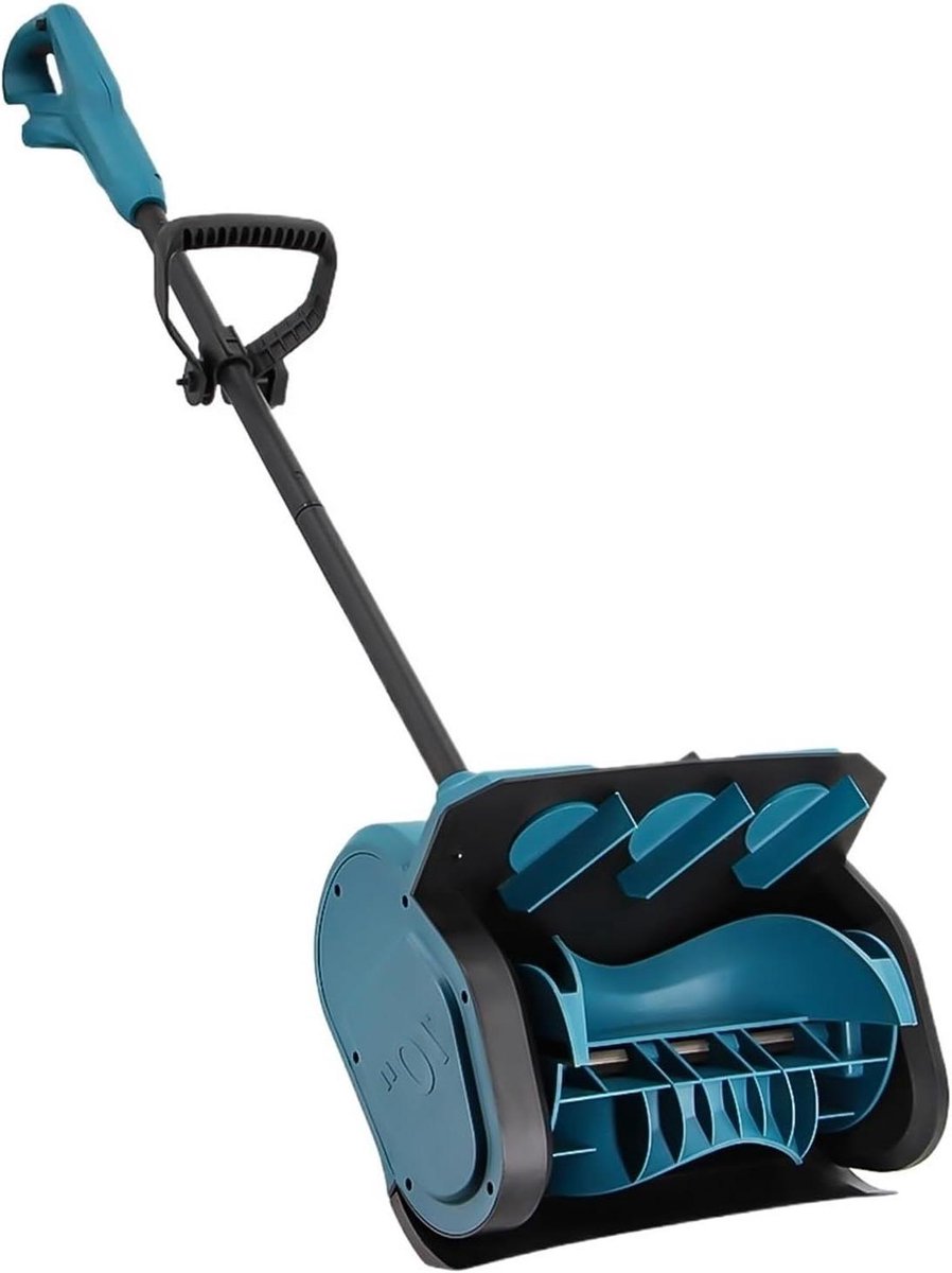 Elektrische Sneeuwruimer - Sneeuwblazer Accu - Terrassen Sneeuwvrij - Snoerloos Ontwerp - 33 cm Werkbreedte - Wit