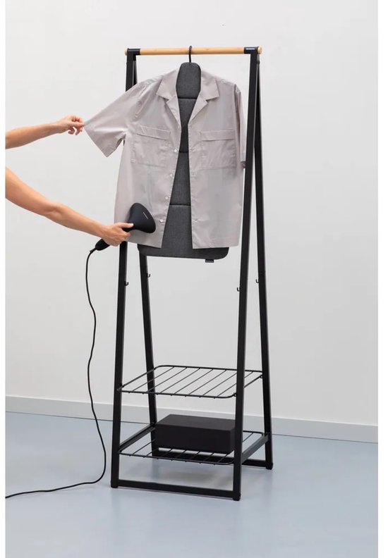 Brabantia Refresh & Steam Kleding Stoombord Opvouwbaar - Pepper Black