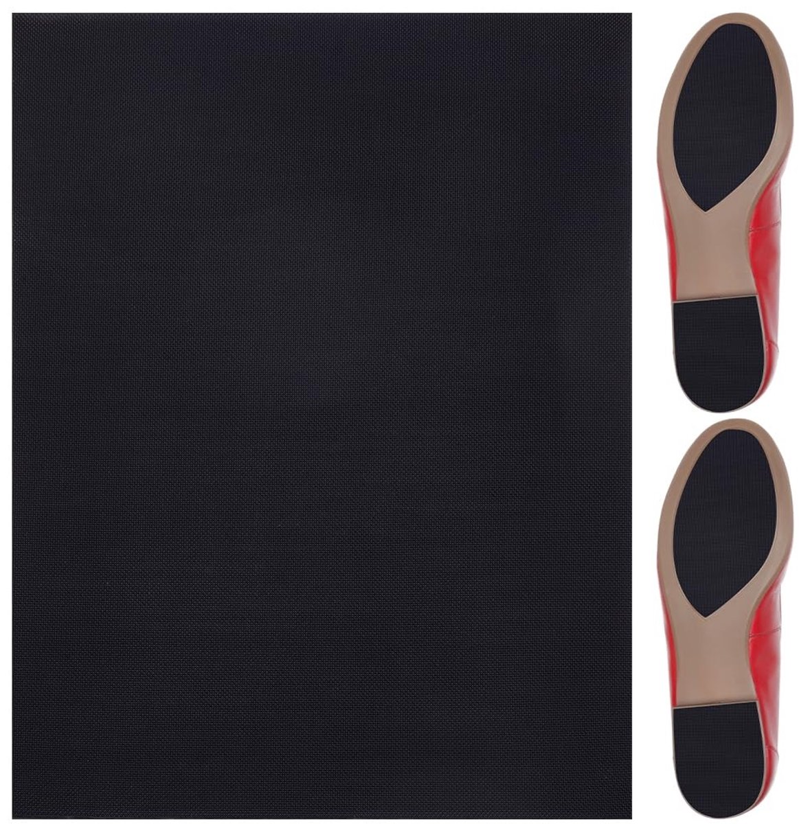 Dailygoods- Schoenzool Rubberen Antislip - 38,2 x 28,3 cm - 6 mm Dik - Geschikt voor Hoge Hakken/Sportschoenen - Pijnverlichting - Synthetisch Rubber - Zoolplaat