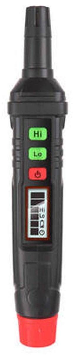 HT61 Gasdetector - Compacte Gaslekzoeker - Visueel + hoorbaar alarm - Hi/Lo functie- Max 1000 ppm - Meer dan 10 gastypen