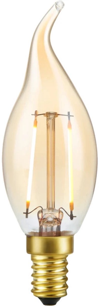 SPL E14 LED Kaarslamp | 2.9W Goud 2200K 220V/240V 922 | 360° Dimbaar