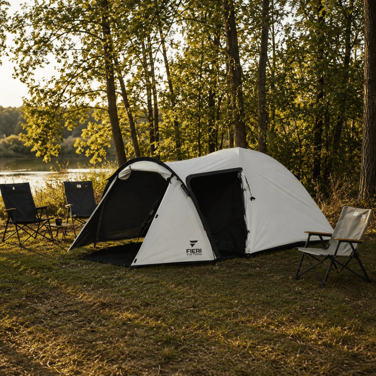 Fieri VYN Terra Cooldome Koepeltent - 3 Persoons Tent - Ruim & Waterdicht – foto 7
