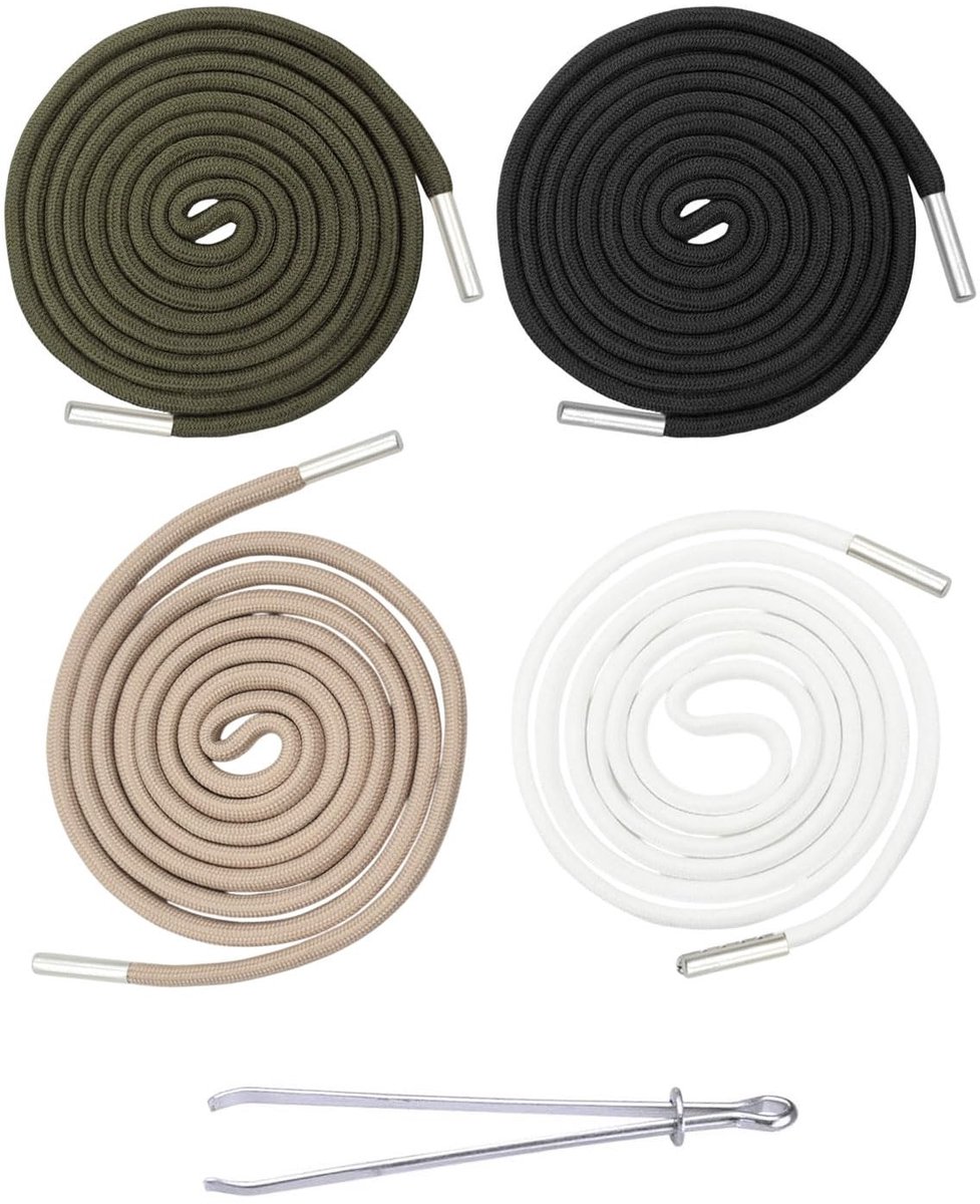 Dailygoods- Trekkoord 140 cm - Antislip Koord - Vervanging Koord voor Hoodie - Koord voor Joggingbroek - Koord voor Capuchontrui - Veelzijdig Accessoire