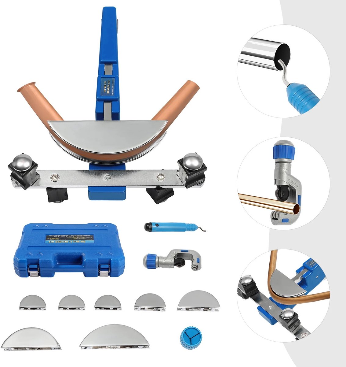 Dailygoods Handpijpbuigmachineset 6-22 mm Tot 90 ° Reparatiegereedschap voor pijpsnijder