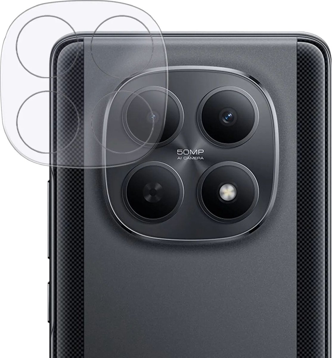 Rosso Camera Protector Geschikt voor Xiaomi Poco M8 - Lens Bescherming - Case Friendly - Ultra Dun Glas - Transparant
