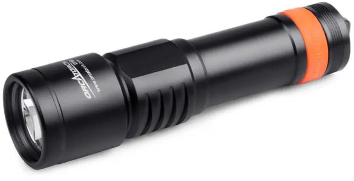 Orcatorch D700 Led Duiklamp Zwart 1700 Lumens