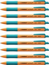 STABILO pointball - Balpen - Navulbaar - Turquoise - Doos 10 stuks