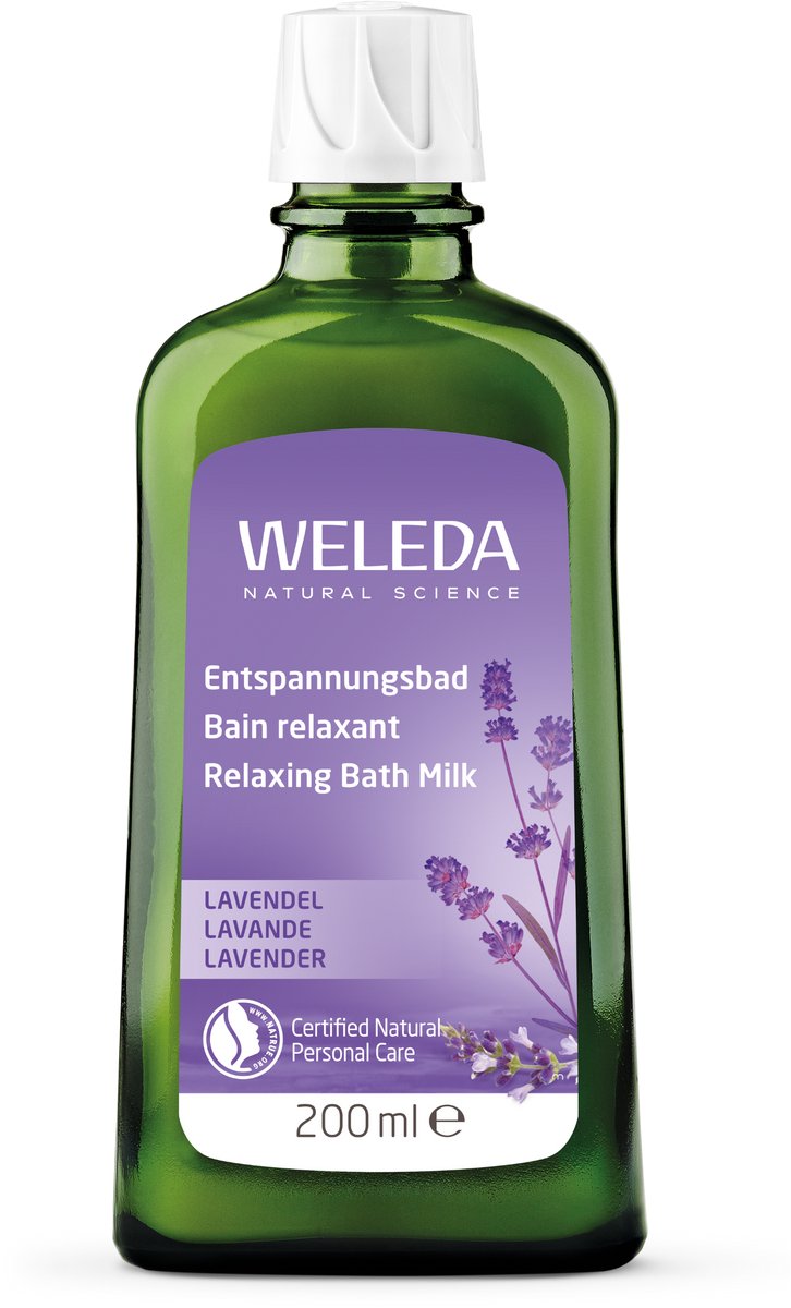 Bol.com WELEDA Lavendel Ontspanningsbadmelk - Lavendel - Ontspant & Brengt Tot Rust - Geschikt Voor Bubbelbaden & Balneotherapie... aanbieding