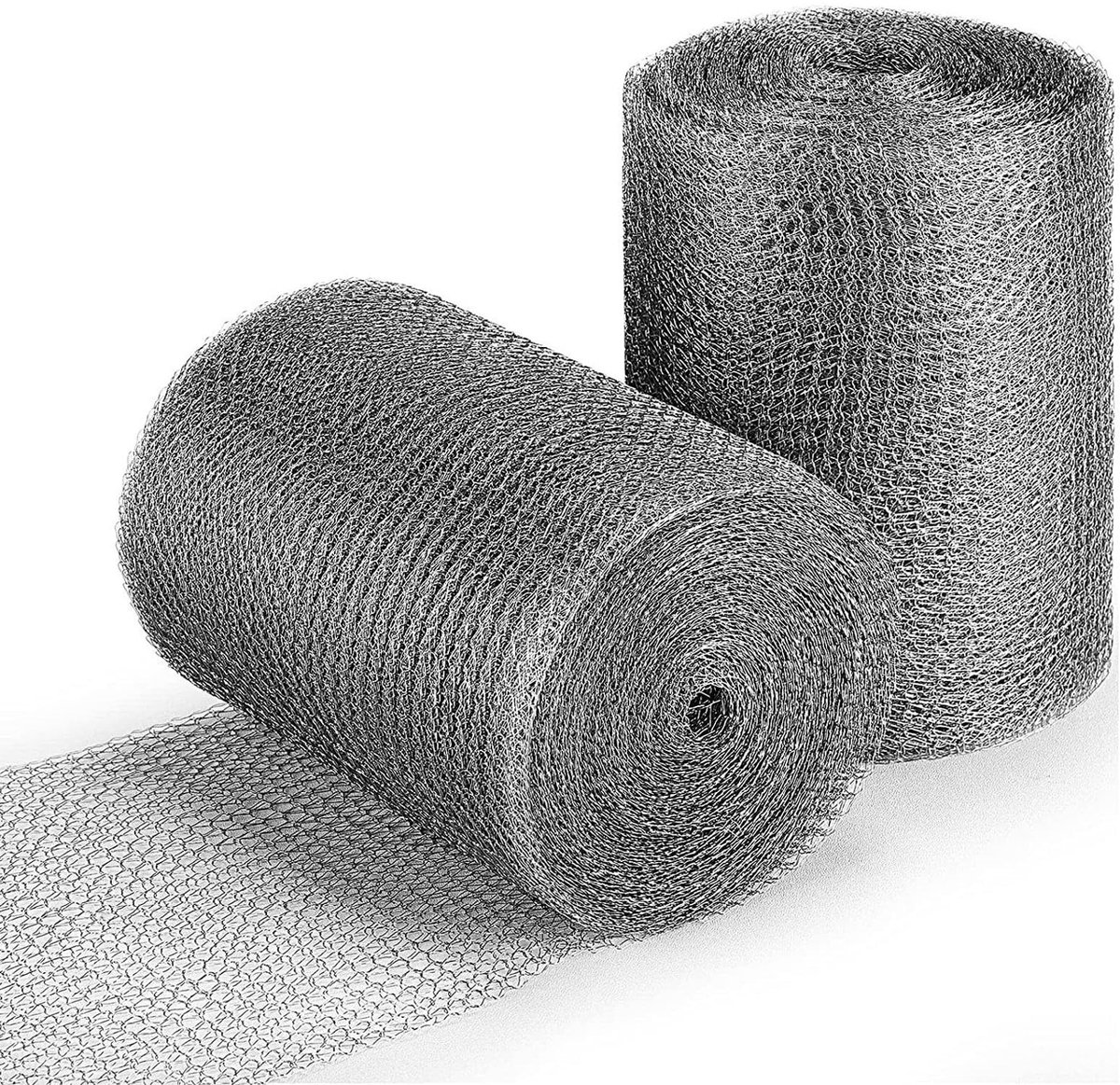 Dailygoods- Metalen Gaas 127 mm x 8 m - Fijn Metalen Gaas - Dierenbescherming - Bescherming Zaailingen - DIY Toepassingen - Vulopeningen