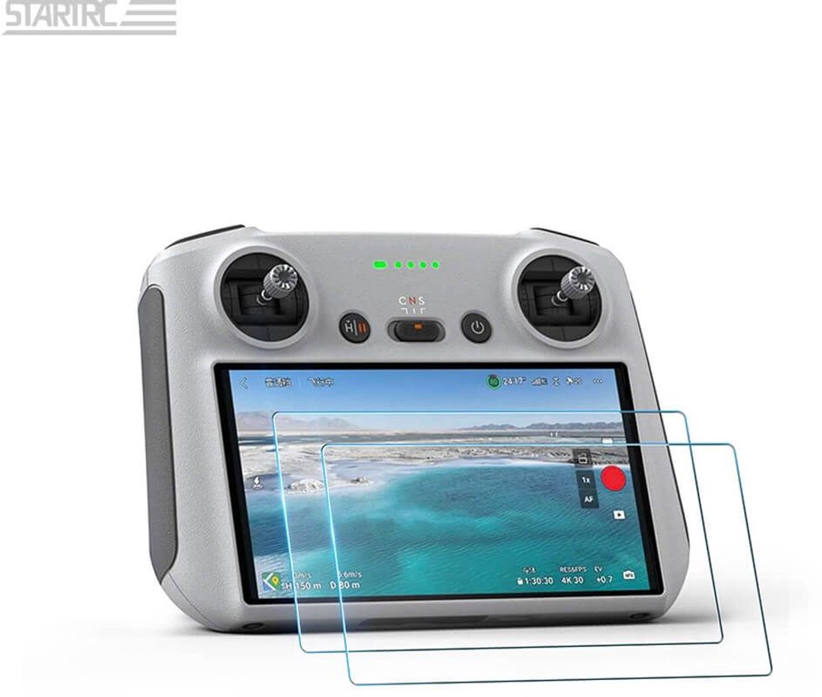 StartRC DJI RC / RC 2 - Screen Protector 2-Pack - 9H Gehard Glas - Controller Schermbeschermer