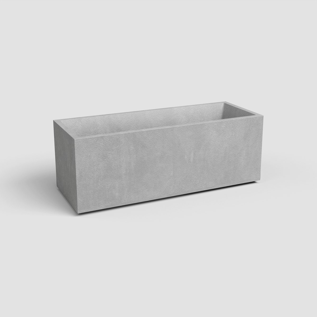 Artevasi sydney kunststof plantenbak 99.5x39.5x43cm grijs