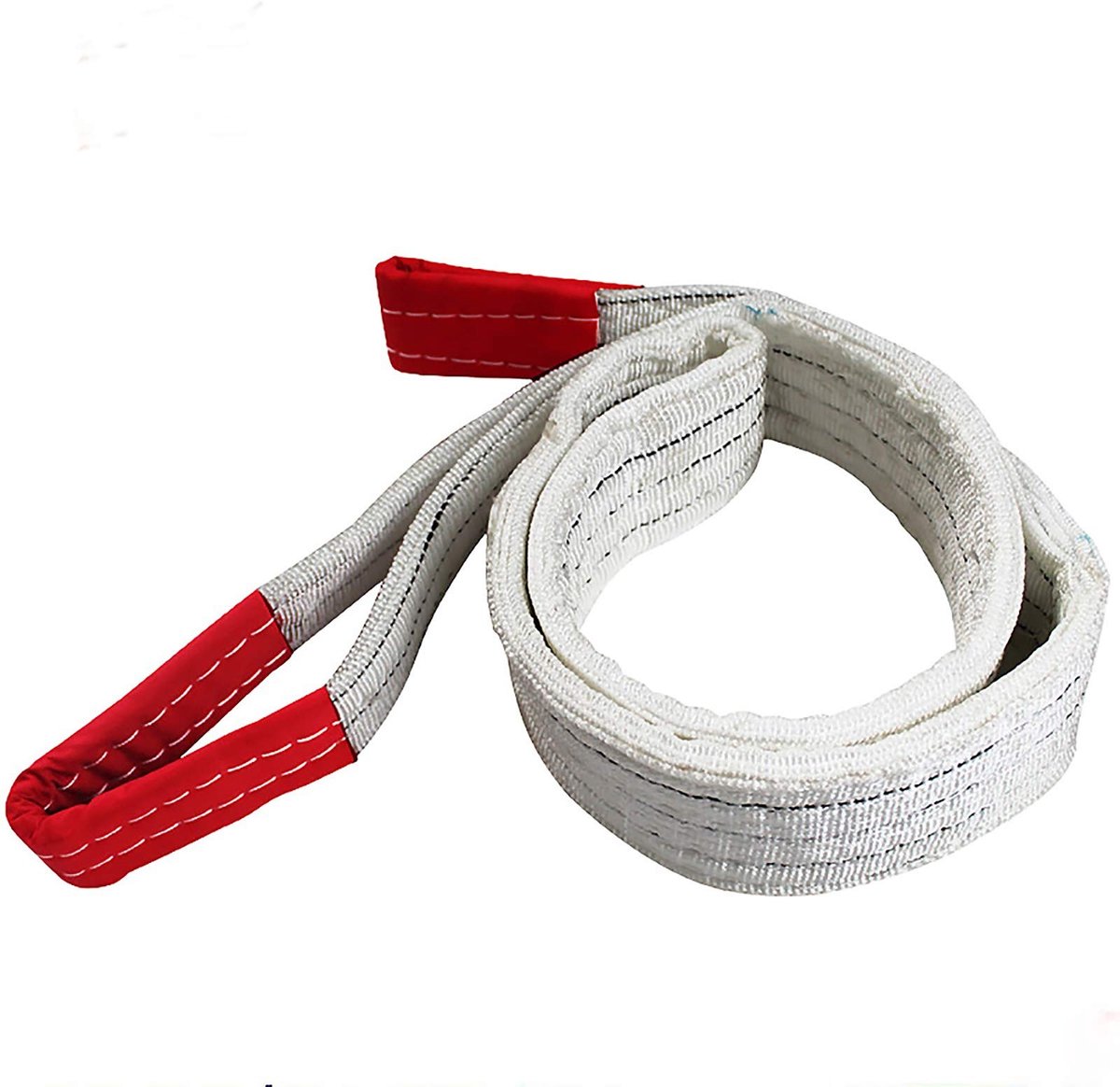Dailygoods- Hefslingset - 2 Stuks - 2 Ton - 4 Meter - 10 mm Dikte - Polypropyleenvezel - Duurzaam en Groot Draagvermogen - Hefslingband