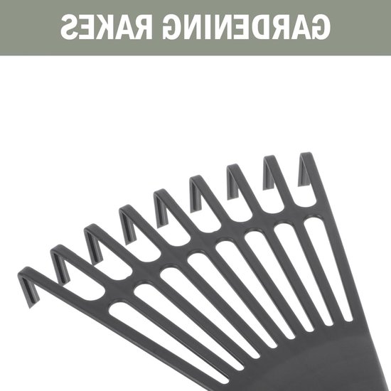 Dailygoody - Handhark - Tuinhark - Ideaal voor bladeren - Klein formaat - Graspieren - Perfect voor tuinonderhoud - Set van 2 van Merkloos	 — afbeelding 5