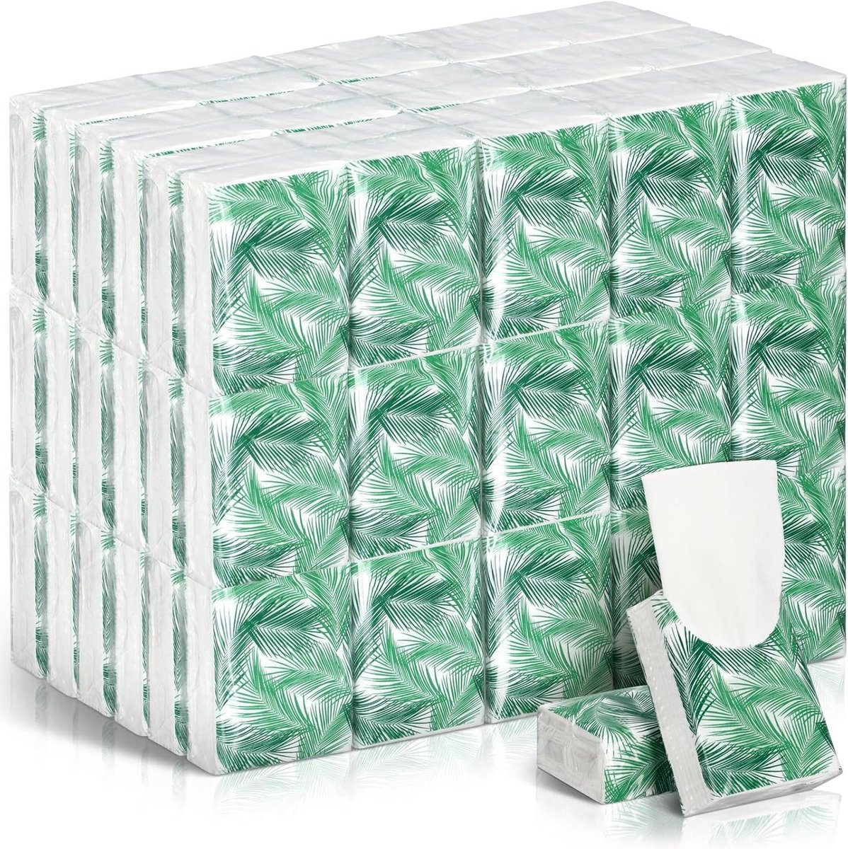 Zakdoekjes Pakketten - Mini Tissues - Voor Onderweg - 3-Laags Kwaliteit - 100 Stuks - Multicolor