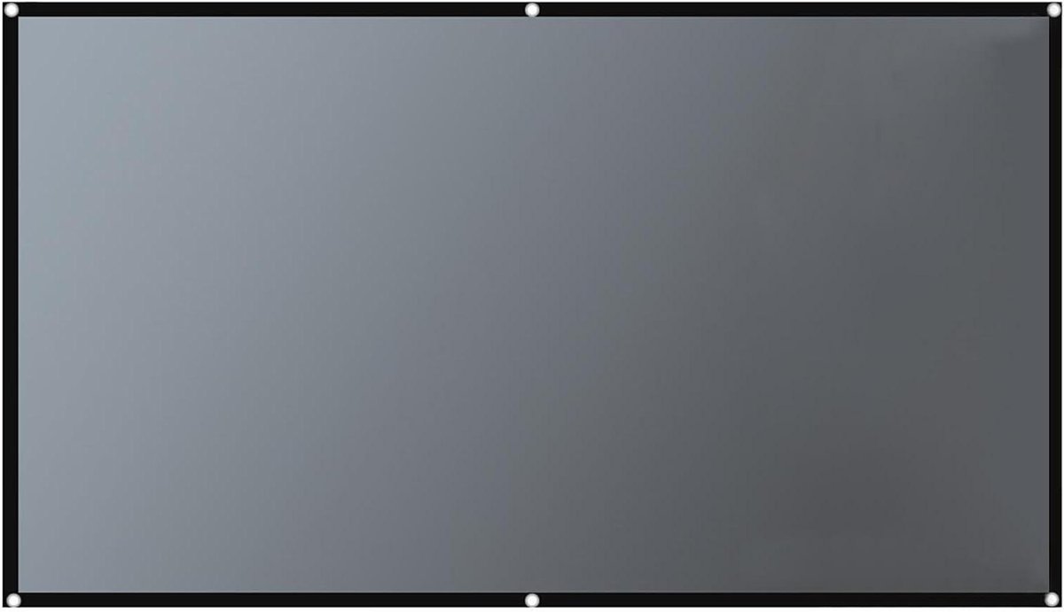 Projectorscherm - Filmscherm - Thuisbioscoop - Anti-milieulicht - 130 Inch 16:9 - Zwart