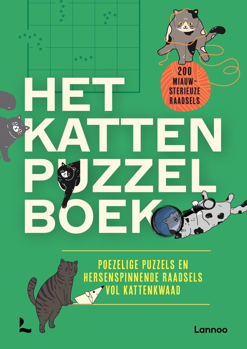 Het kattenpuzzelboek