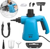 Handstoomreiniger 1050W met 9 accessoires – draagbare hogedruk stoomreiniger zonder chemicaliën, geschikt voor huis, keuken, badkamer, tegels, voegen, bekleding en auto's