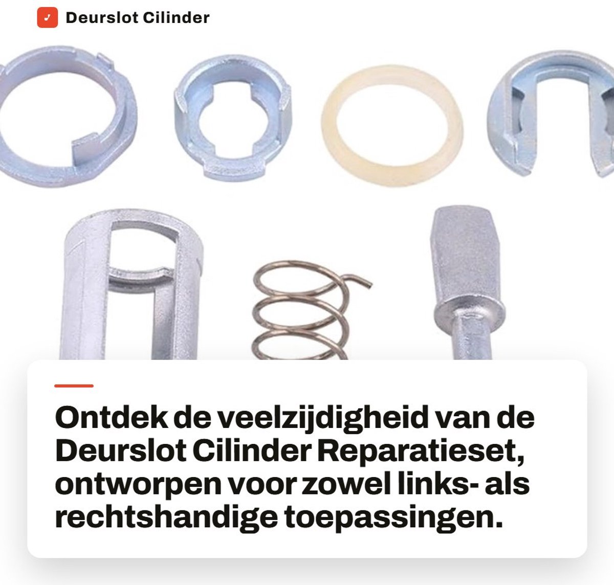 Dailygoods- Deurslot Cilinder - Vervangingsonderdelen - Professionele Kwaliteit - Geschikt voor IV4 Type 1J1 MK4 1997-2005 - Eenvoudig te Installeren - Duurzaam Gebruik
