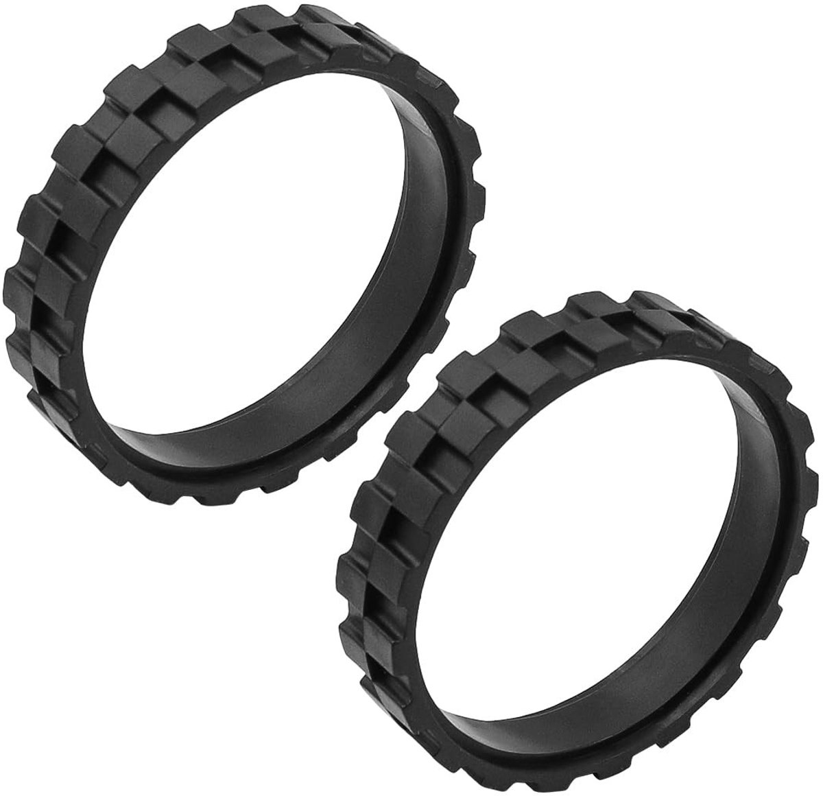 Dailygoods- Vervangende Onderdelen - 2PCS Bandenholster - Rubber - Compatibel met Roomba 500/600/700/800/900 - Eenvoudig te Installeren - Goede Grip - Robotstofzuiger