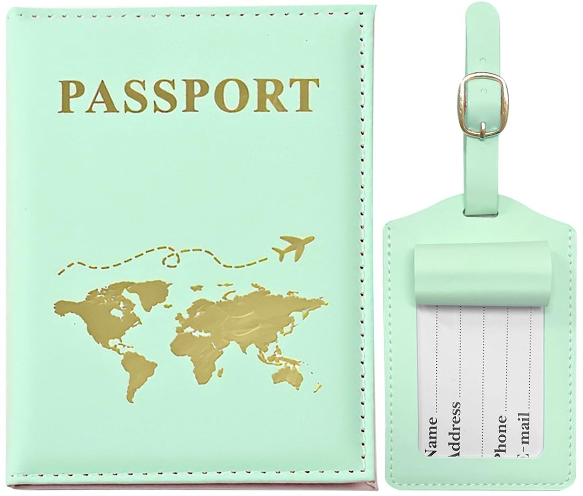 Dailygoods- Paspoorthouder Lichtgewicht - Reisdocumenten Organizer - Paspoorthoes - Ticketkaart Houder - Creditcardhouder - Perfect voor Reizen - Reisportemonnee