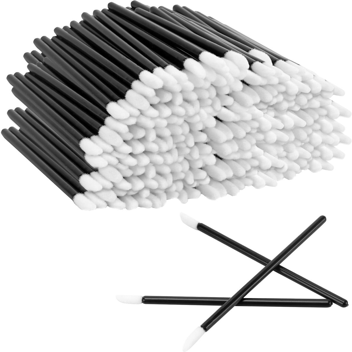 Dailygoods- Lippenpenseel 800 stuks - Wegwerp lippenpenseel - Make-up applicators - Hygiënisch - PP-materiaal - 9,5 cm lengte - Make-upkwasten
