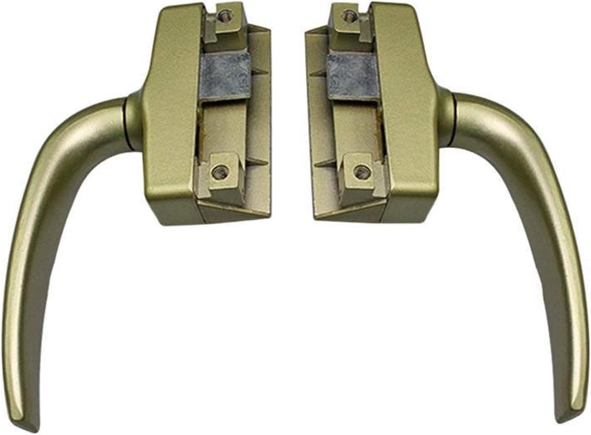 Raamsluitingen Set - Raamgrepen Sluitingen - Ramen Beveiligen - Aluminiumlegering - 58 mm - Zwart