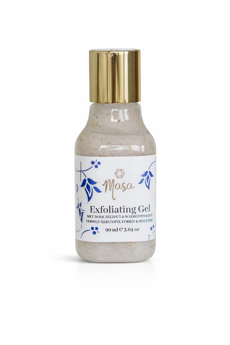 Exfoliating Gel met Dode Zee zout - Masa Skincare - Dode Zee Huidverzorging - Vegan & Cruelty Free