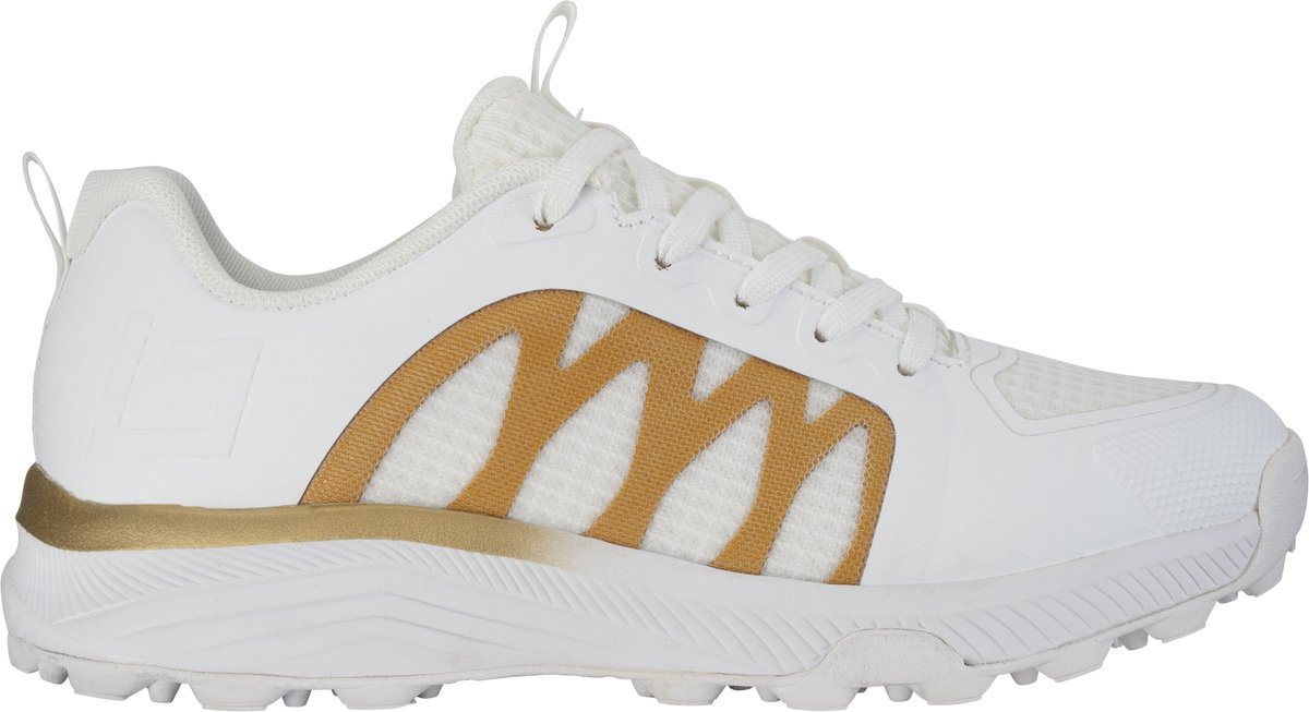 Brabo Elite Senior Indoor Hockeyschoenen White/Gold