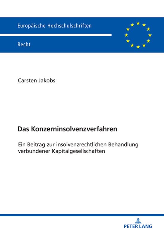 Europaeische Hochschulschriften Recht 6074 - Das Konzerninso ... - cover