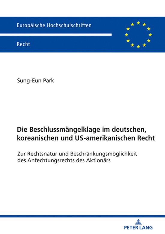 Europaeische Hochschulschriften Recht 6102 - Die Beschlussma ... - cover