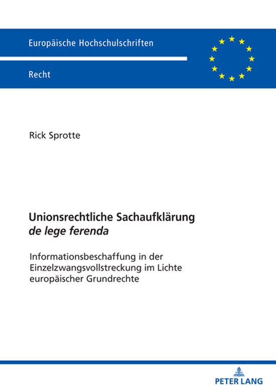 Europaeische Hochschulschriften Recht 6210 - Unionsrechtlich ... - cover