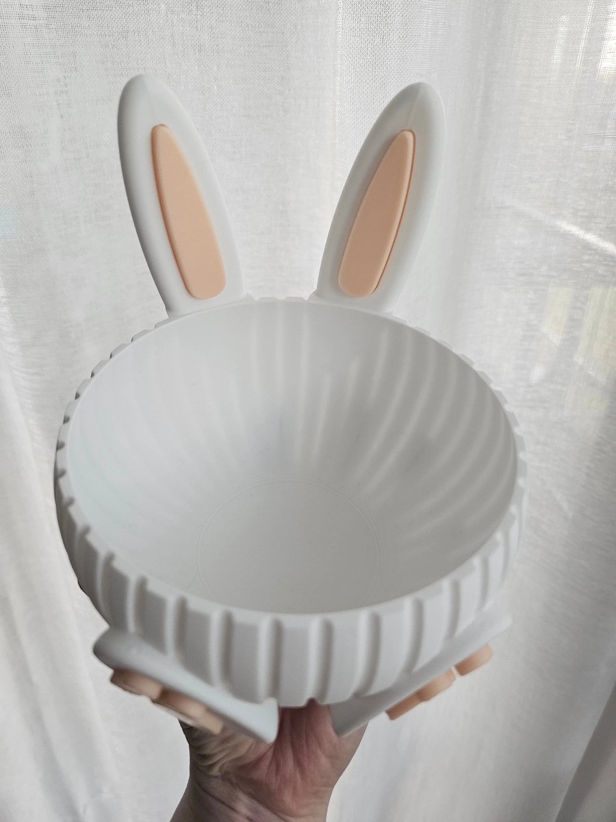 3D Bunny Bowl – Easter Decoration with Ears | 3D Printed