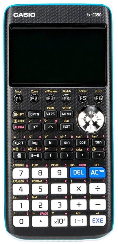 Casio fx-CG50 - Grafische rekenmachine - LCD kleurenscherm - Voorzien van Nederlandse examenstand