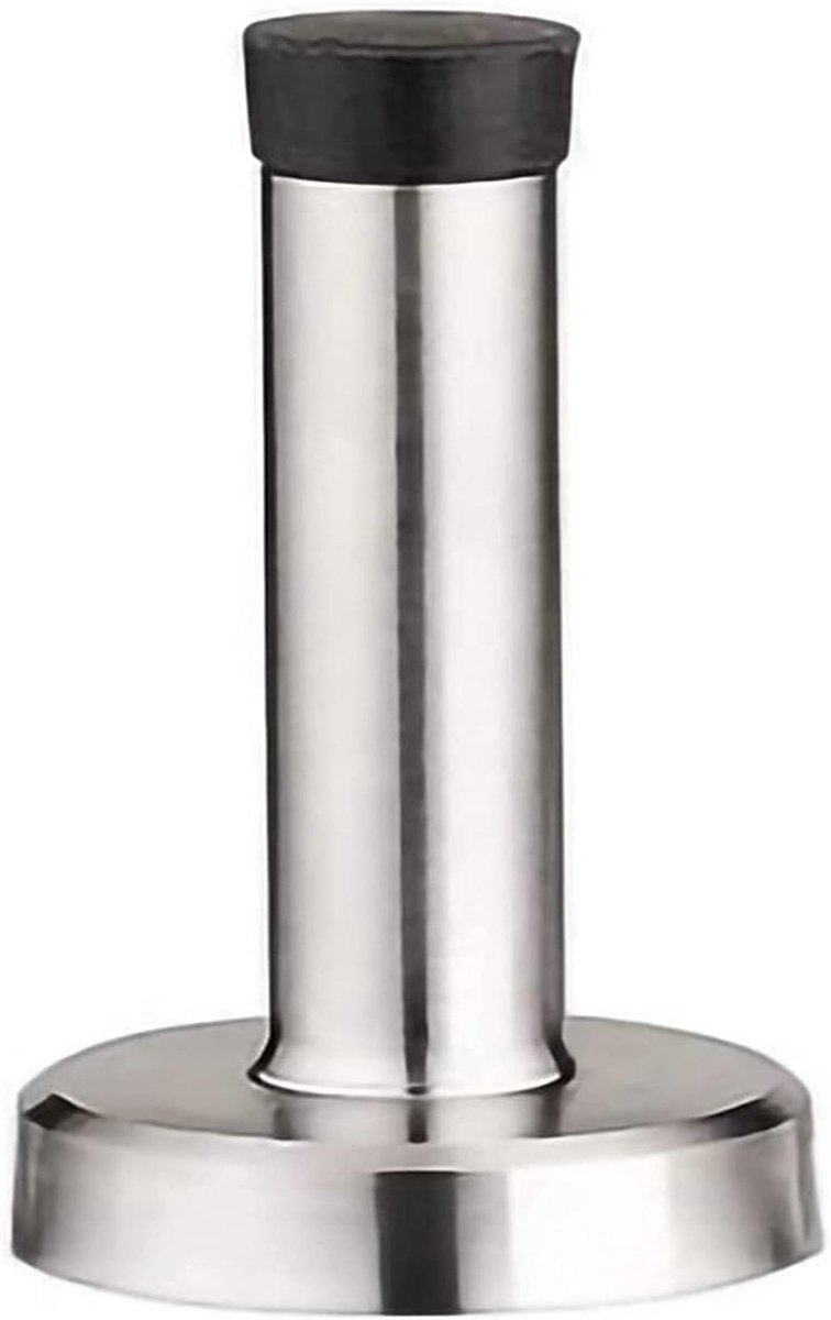 Deurstopper - Metalen Buffer - Muur Beschermen - Sterke Magneet - 9.5cm - Zilver