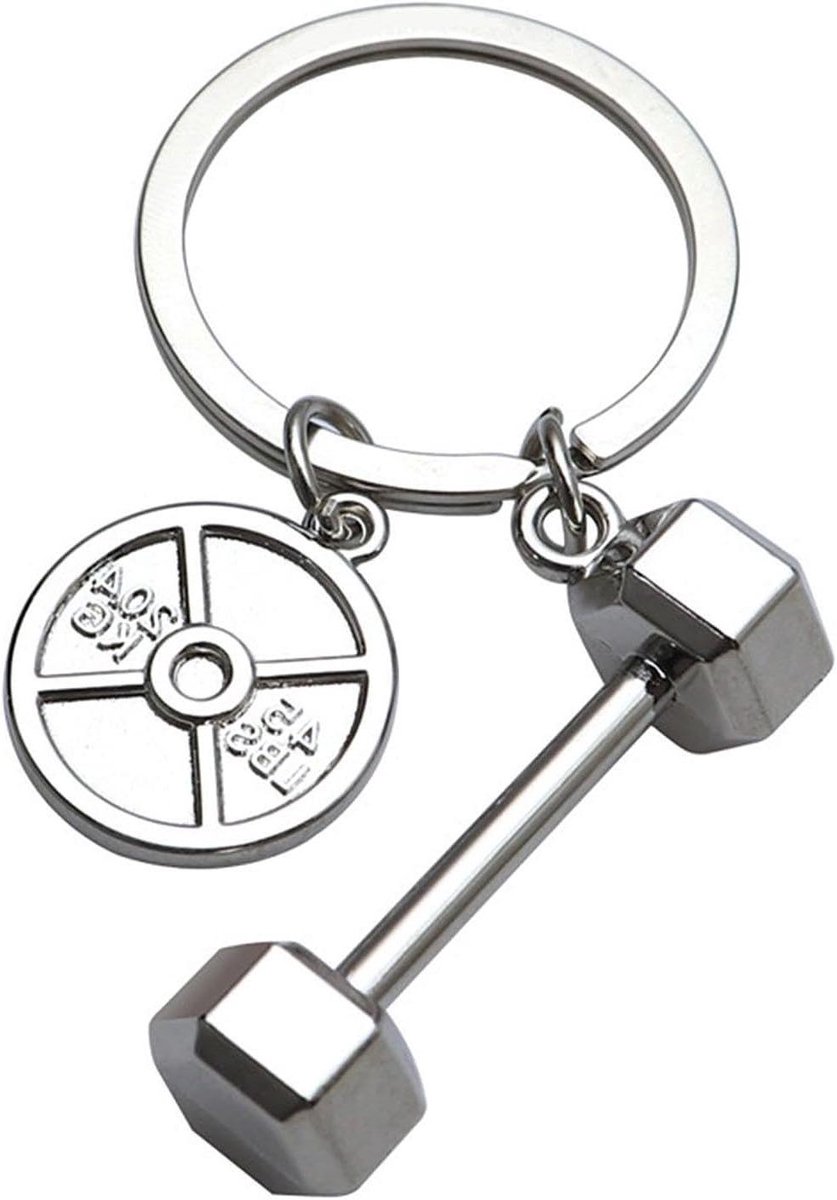 Sport sleutelhanger - Gym sleutelhanger - Halter - Fitness - Sleutelhanger