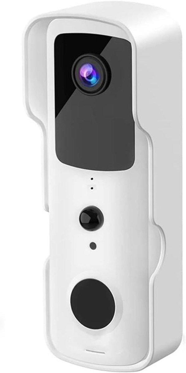 Video Deurbel - WIFI Camera - Veiligheid Thuis - HD 1080P Beeld - 166 Graden Hoek - Wit
