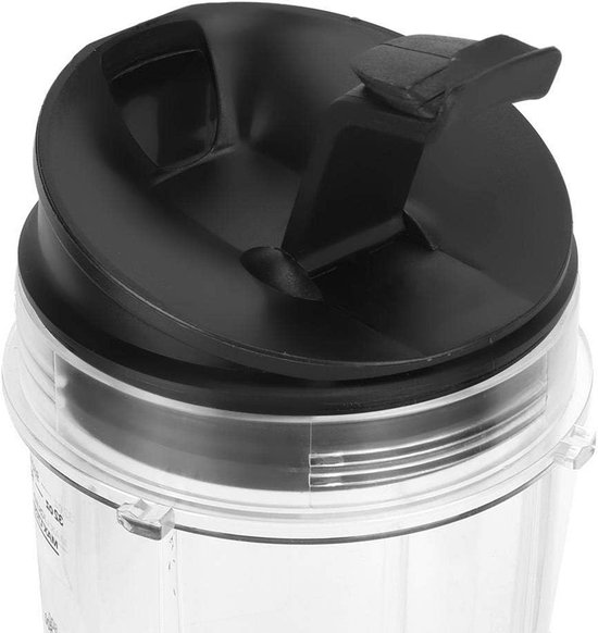 Vervangende Cup en Deksel Set voor 900W en 1000W Mixers - Herbruikbare Verpakking en Onderdelen 18oz, 24oz, 32oz — afbeelding 2